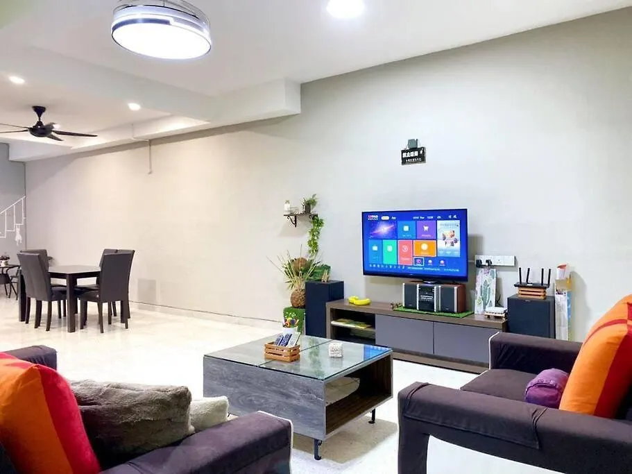 Modern Cozy Sweet House 4 Room 10Pax@Alma Bm Bukit Mertajam